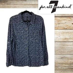 7 For all Mankind * Button Down Shirt 100% Cotton